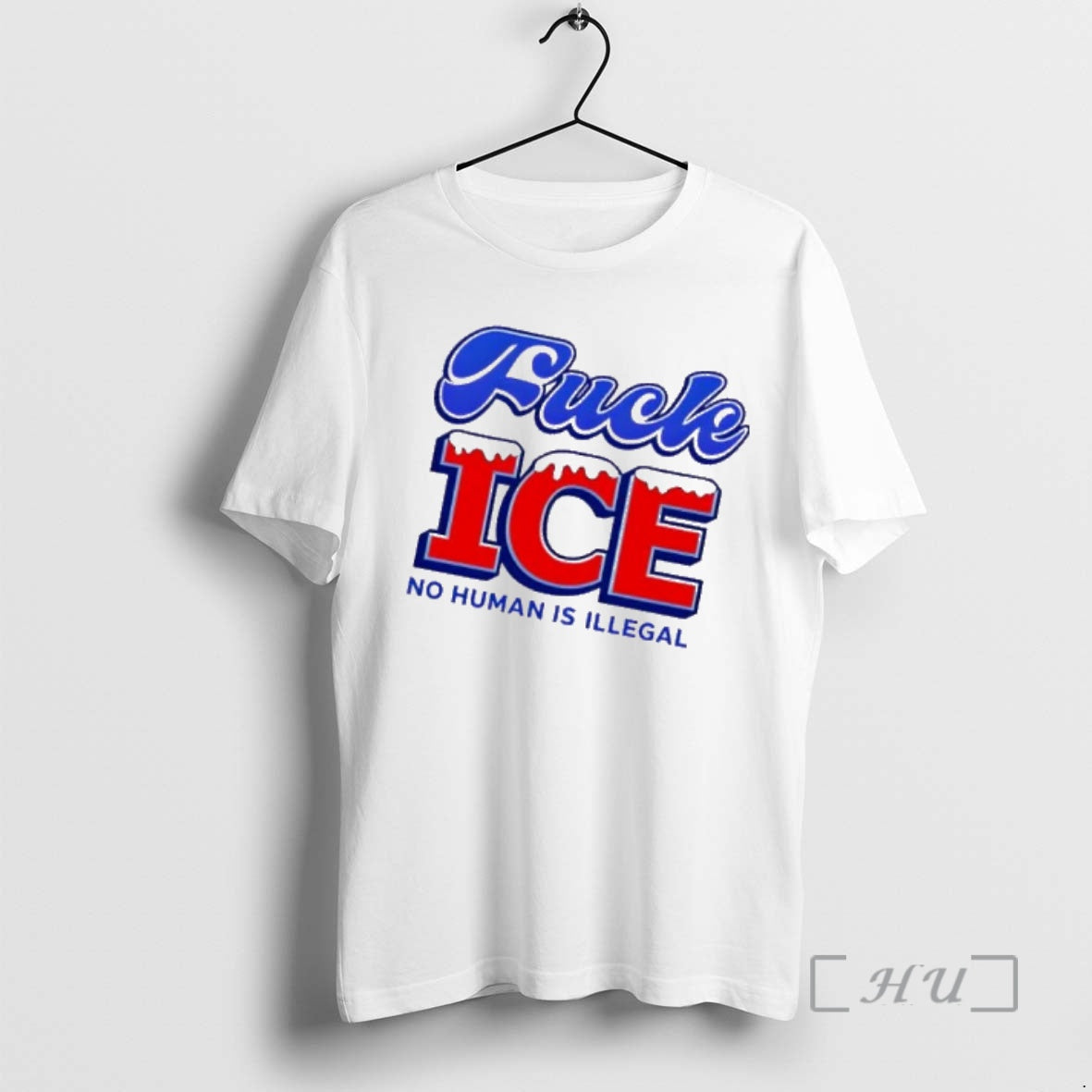 Trending Fuck Ice No Human Is Illegal Graphic T-Shirts, Hoodie, Sweatshirt | InkRitualCo.com