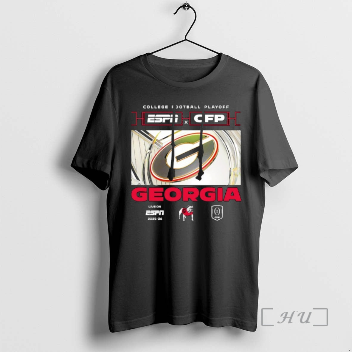 Trending Georgia Bulldogs Espn X Cfp College Football Playoff Live On Espn 2025 26 Premium T-Shirts, Hoodie, Sweatshirt