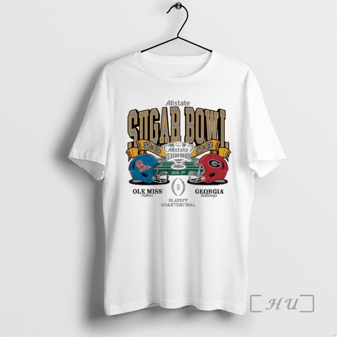 Trending Georgia Vs Ole Miss 2026 Sugar Bowl Head To Head Premium T Shirts Sweater Hoodie, Sweatshirt | InkRitualCo.com