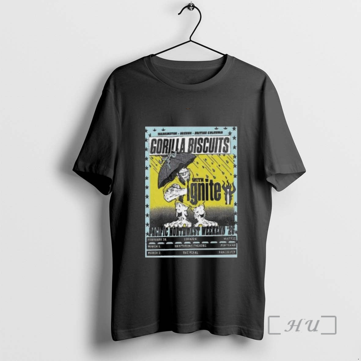 Trending Gorilla Biscuits Pacific Northwest Weekend 2026 Shows Circle Black T-Shirts, Hoodie, Sweatshirt | InkRitualCo.com