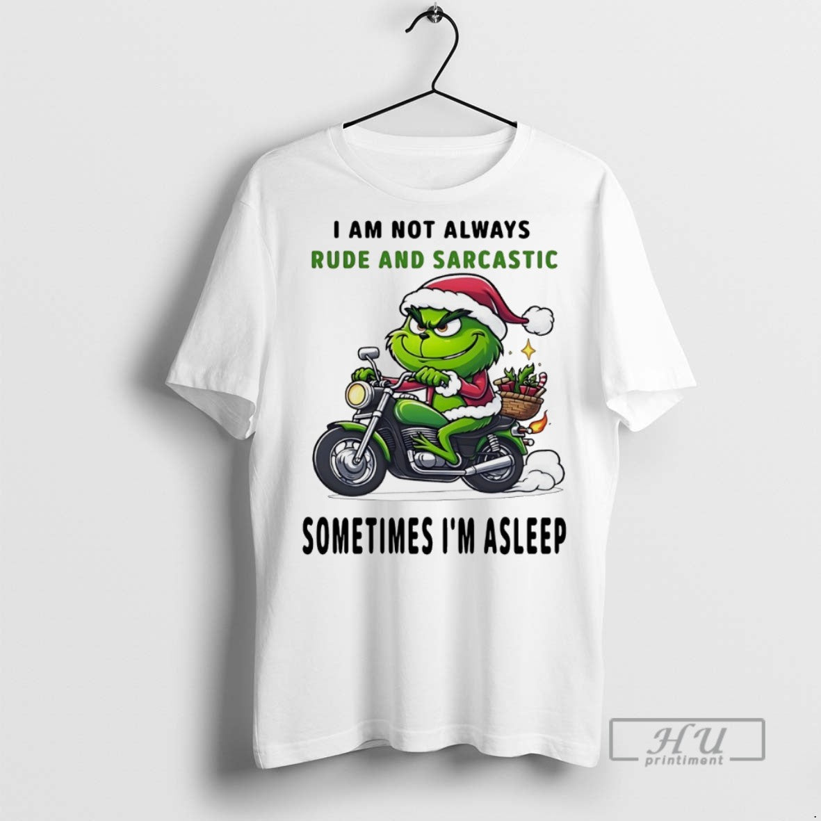 Trending Grinch I Am Not Always Rude And Sarcastic Sometimes Im Asleep Christmas White T-Shirts, Hoodie, Sweatshirt