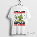 Trending Grinch I Try To Avoid Drama Because The Mouth My Mama Gave Me Has T-Shirts, Hoodie, Sweatshirt | InkRitualCo.com