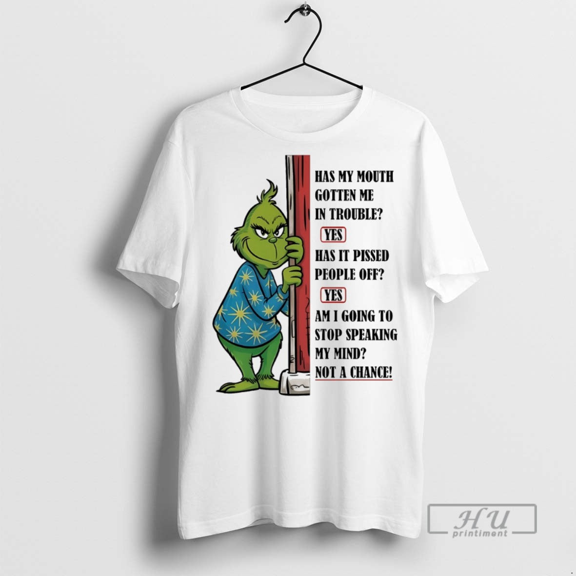 Trending Grinch Has My Mouth Gotten Me In Trouble Yes Has It Pissed People Off T-Shirts, Hoodie, Sweatshirt | InkRitualCo.com