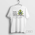 Trending Grinch Inner Peace Begins With Four Words Not My Fucking Problem White T-Shirts, Hoodie, Sweatshirt