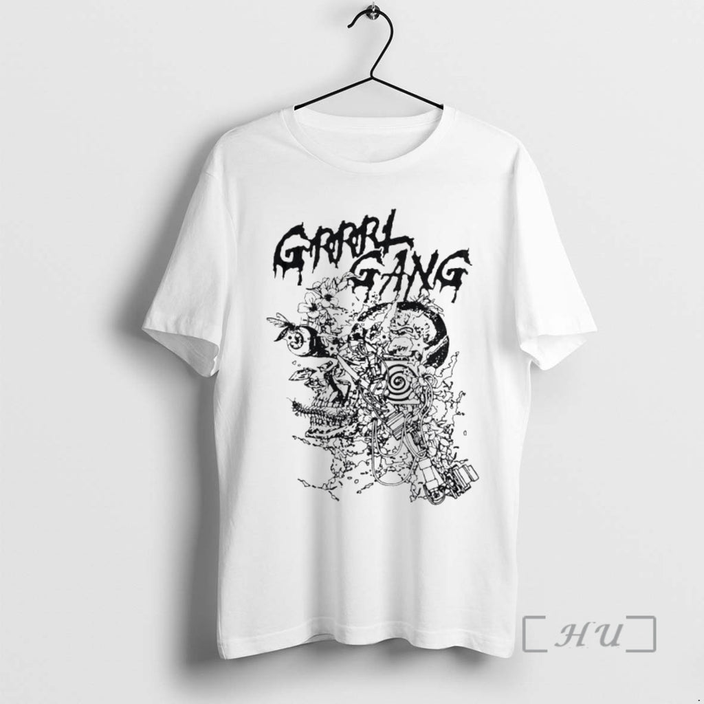 Trending Grrrl Gang X Behelit Press Electric Bloom Indie T-Shirts, Hoodie, Sweatshirt | InkRitualCo.com