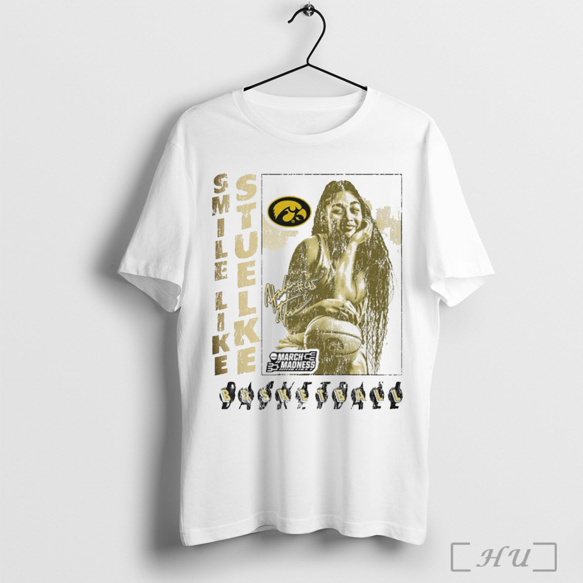 Trending Hannah Stuelke Box Iowa Hawkeyes Basketball Ncaa March Madness 2025 Signature Vintage T-Shirts, Hoodie, Sweatshirt