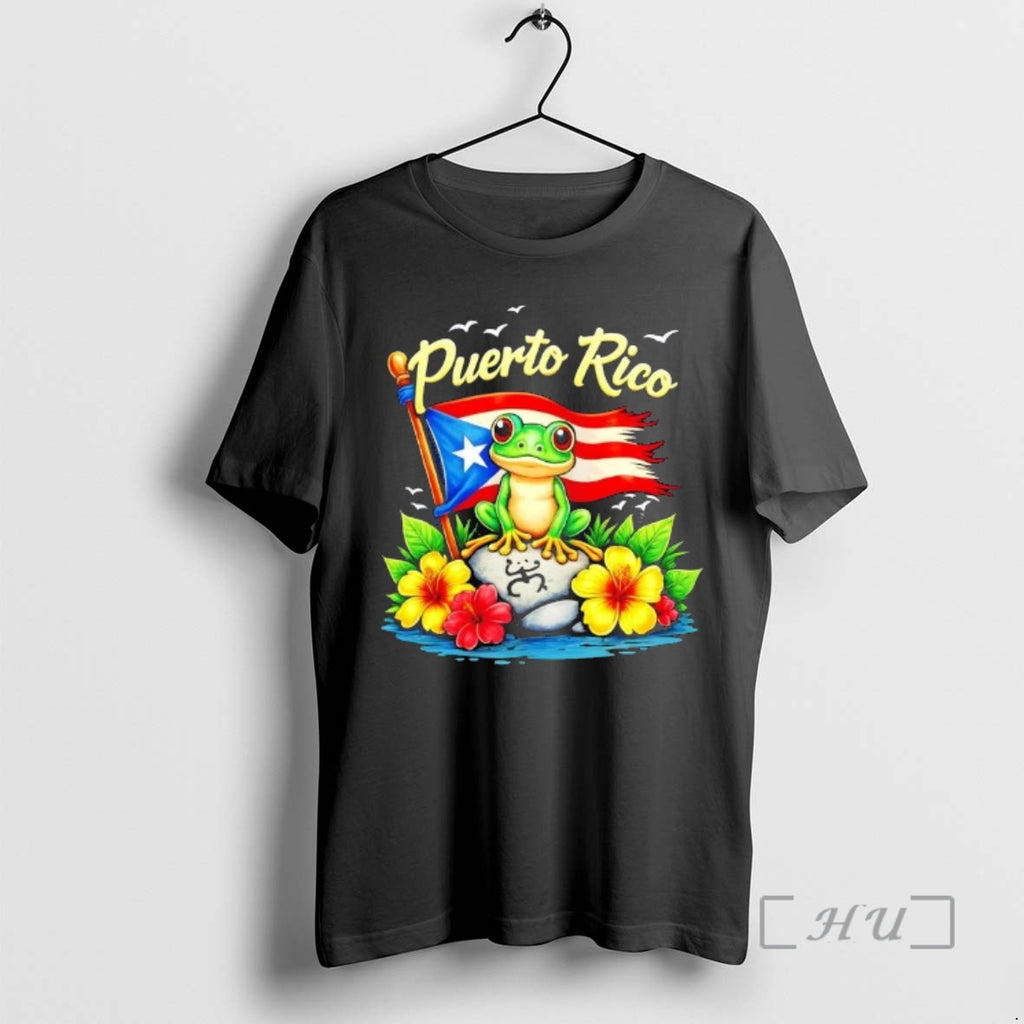 Trending Hispanic Heritage Puerto Rico Coqui Frog T-Shirts, Hoodie, Sweatshirt | InkRitualCo.com