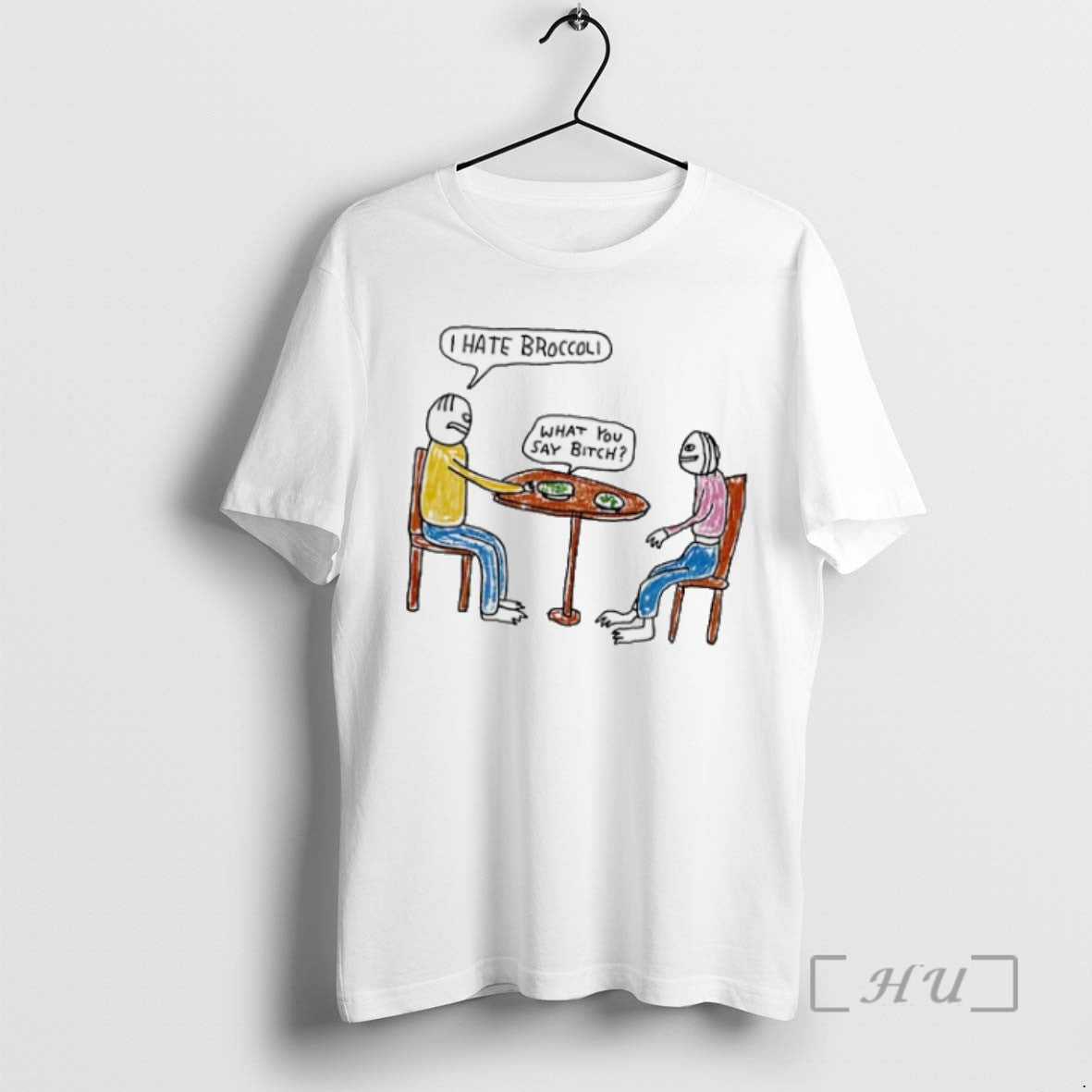 Trending I Hate Broccoli What You Say Bitch Art T-Shirts, Hoodie, Sweatshirt | InkRitualCo.com