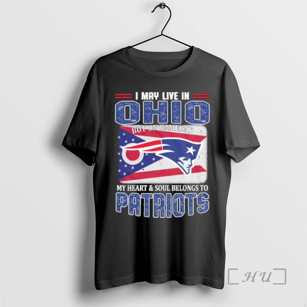 Trending I May Live In Ohio But On Gameday My Heart Soul Belongs To Patriots T-Shirts, Hoodie, Sweatshirt | InkRitualCo.com