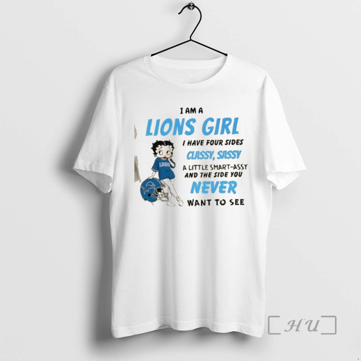 Trending I Am A Detroit Lions Girl I Have Four Sides Classy Sassy A Little T-Shirts, Hoodie, Sweatshirt | InkRitualCo.com