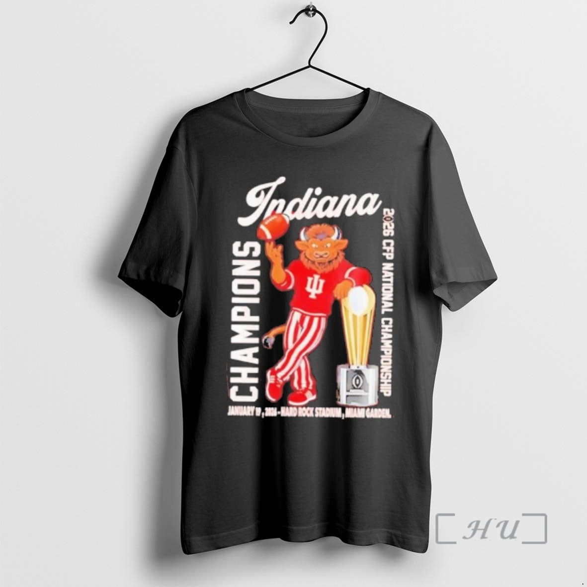 Trending Iu Football Cfp National Champions 2026 First Time Mascot T-Shirts, Hoodie, Sweatshirt | InkRitualCo.com