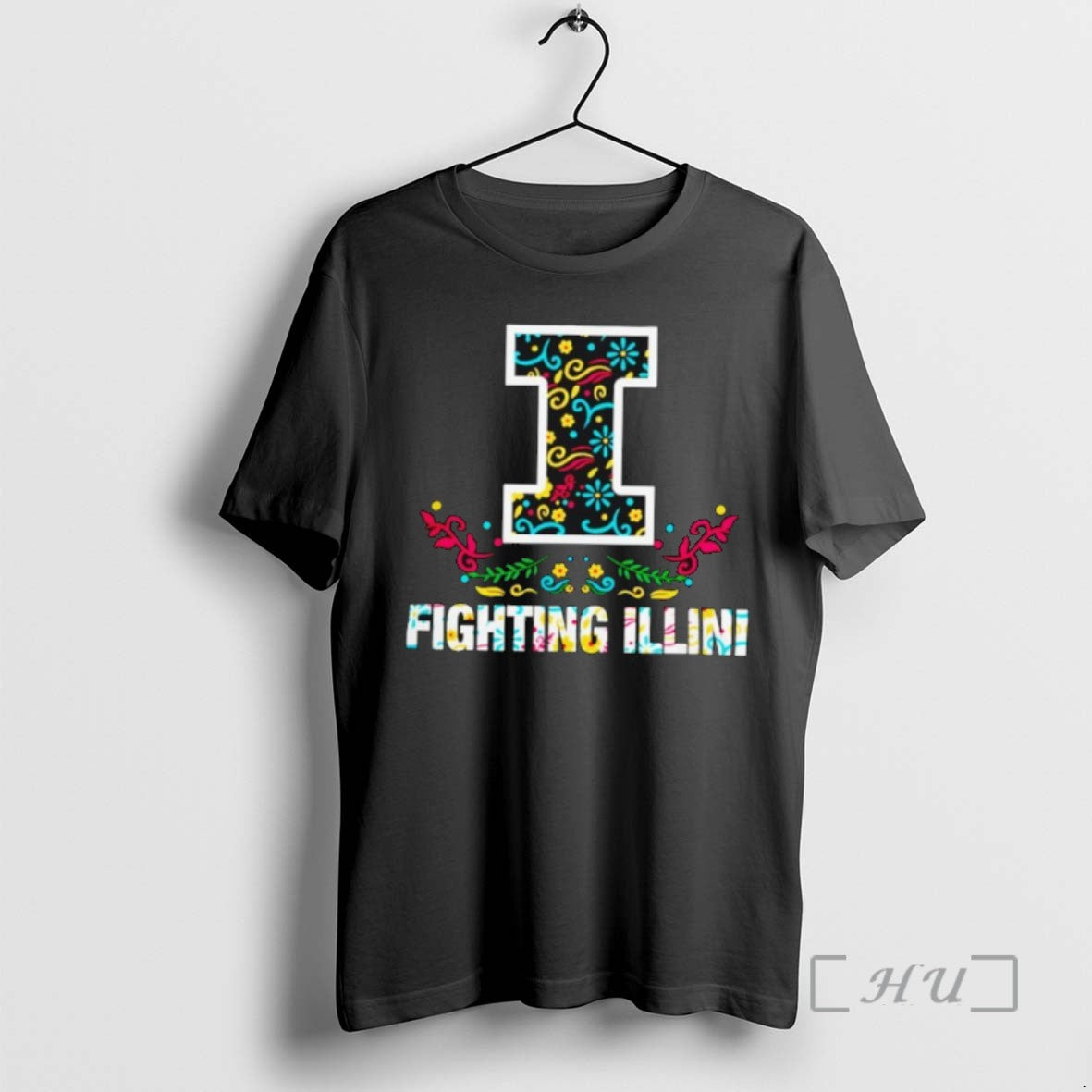 Trending Illinois Fighting Illini Dia De Los Muertos T-Shirts, Hoodie, Sweatshirt | InkRitualCo.com