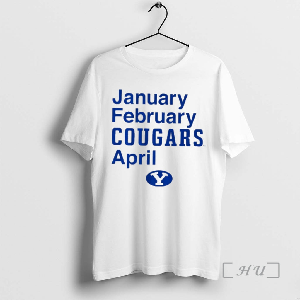 Trending January February Cougars April Byu Basketball T-Shirts, Hoodie, Sweatshirt | InkRitualCo.com