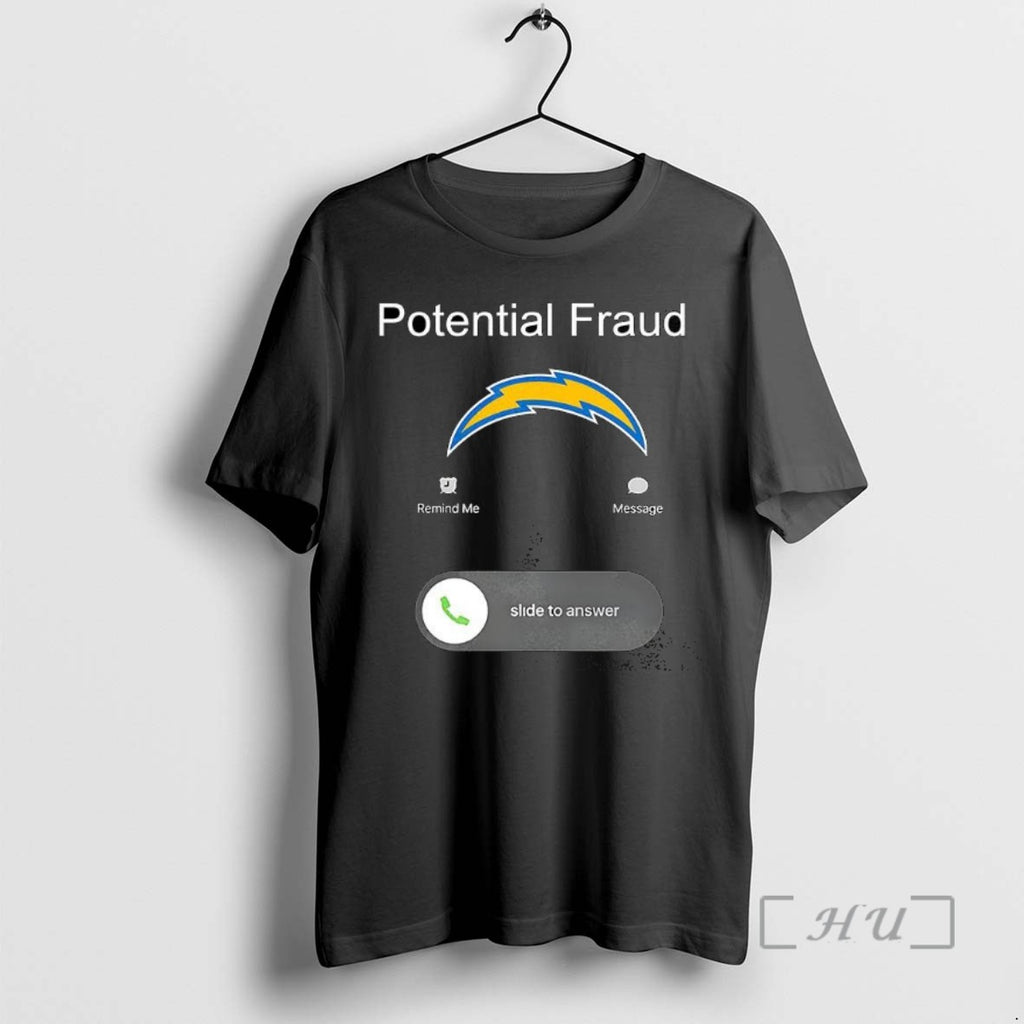 Trending Los Angeles Chargers Potential Fraud Call T-Shirts, Hoodie, Sweatshirt | InkRitualCo.com