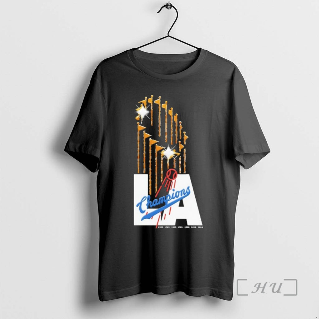 Trending Los Angeles Dodgers Won The 7x World Series Champions T-Shirts, Hoodie, Sweatshirt | InkRitualCo.com