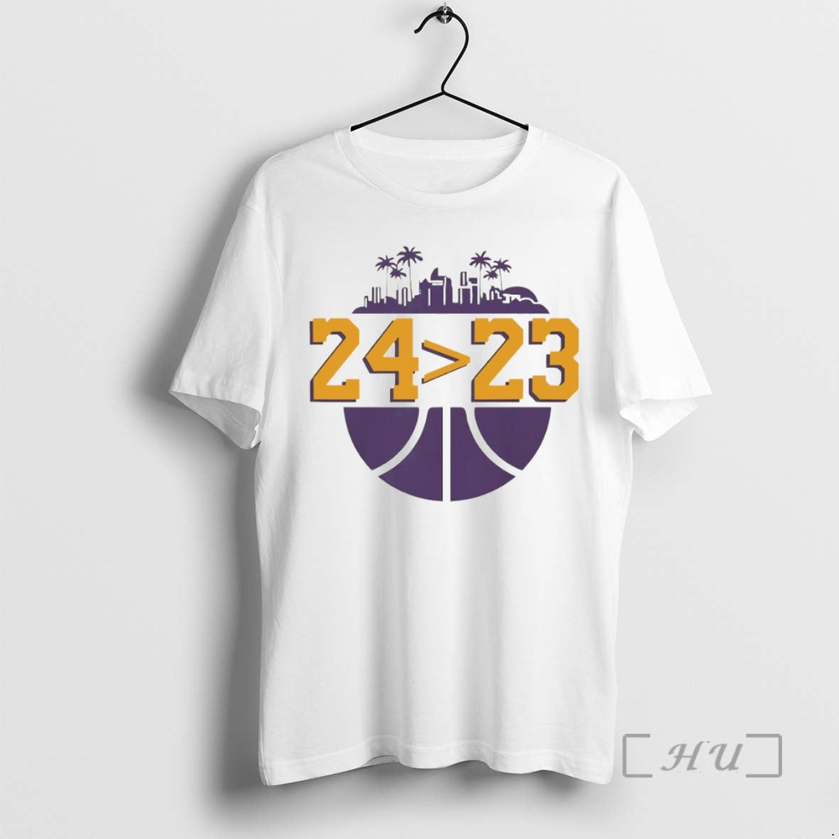 Trending Los Angeles Lakers 24 Over 23 Circle T-Shirts, Hoodie, Sweatshirt | InkRitualCo.com