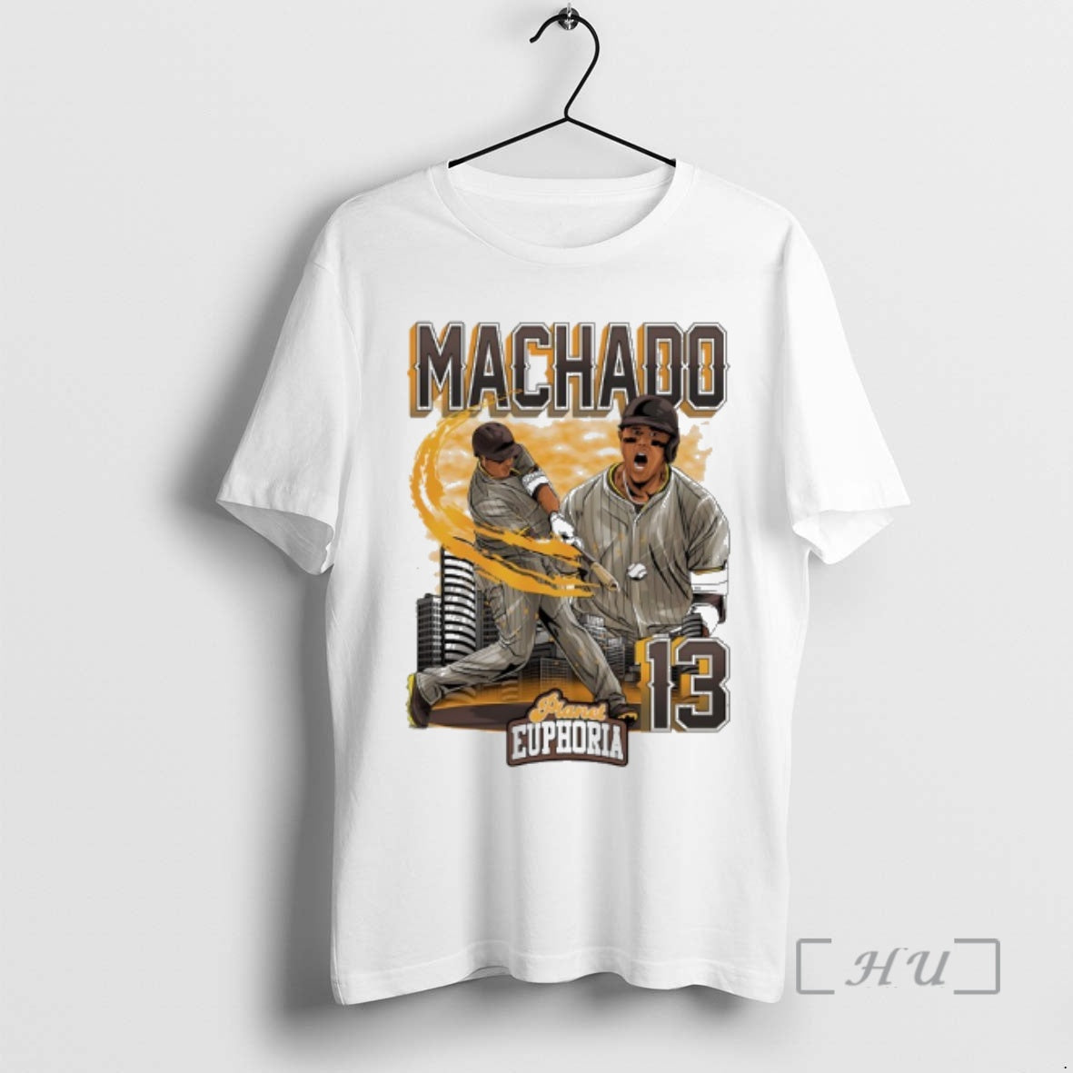 Trending Manny Machado San Diego Padres Player Swing City Skyline T-Shirts, Hoodie, Sweatshirt | InkRitualCo.com