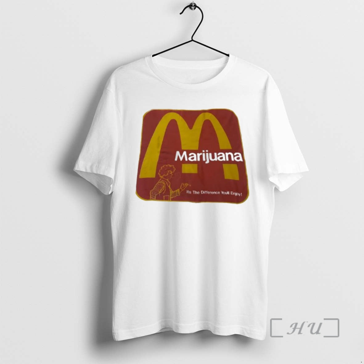 Trending Marijuana Its The Difference Youll Enjoy Mcdonalds Logo T-Shirts, Hoodie, Sweatshirt | InkRitualCo.com