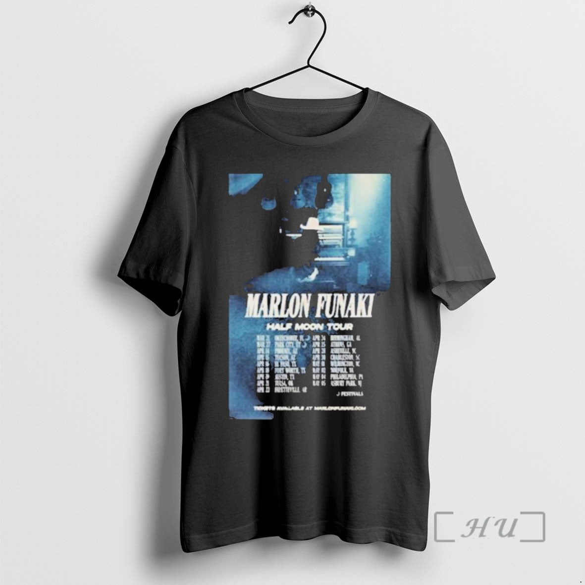 Trending Marlon Funaki Half Moon Tour 2026 T-Shirts, Hoodie, Sweatshirt | InkRitualCo.com