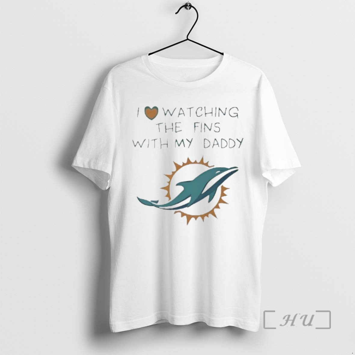 Trending Miami Dolphins Love I Watching Fins With Daddy Baby T-Shirts, Hoodie, Sweatshirt | InkRitualCo.com