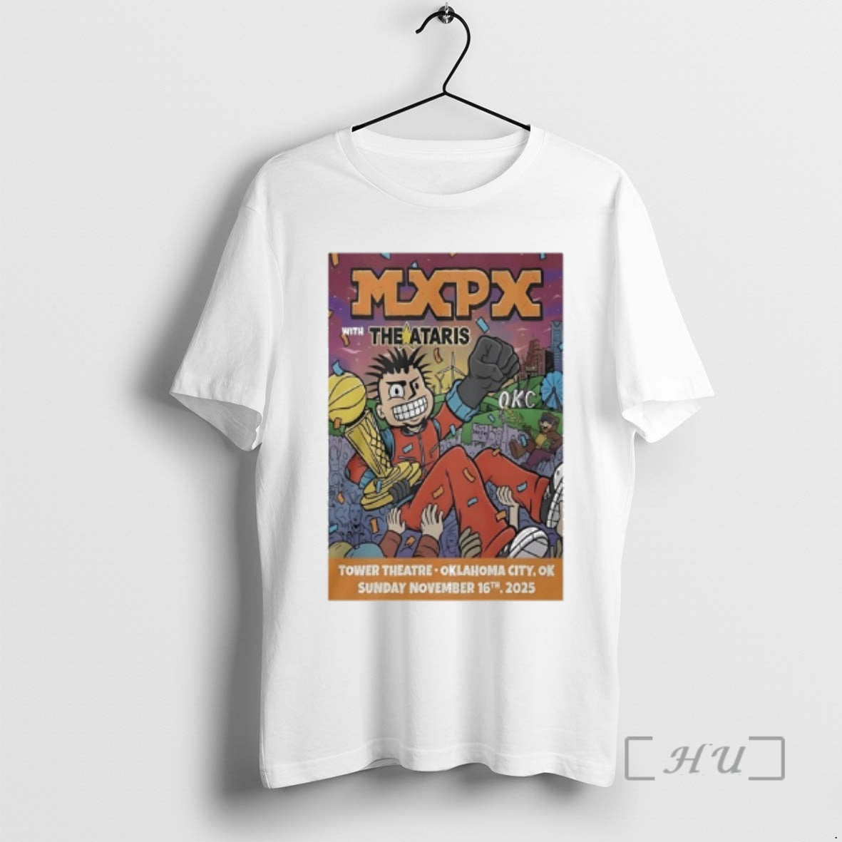 Trending Mxpx With The Ataris Oklahoma City Ok November 16 2025 Premium T Shirts Sweater Hoodie, Sweatshirt | InkRitualCo.com