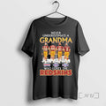 Trending Never Underestimate A Grandma Player Signature Who Loves The Redskins Premium T Shirts Sweater Hoodie, Sweatshirt
