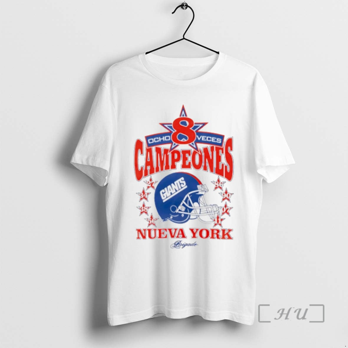 Trending New York Giants Ocho Veces Campeones Nueva York T-Shirts, Hoodie, Sweatshirt | InkRitualCo.com