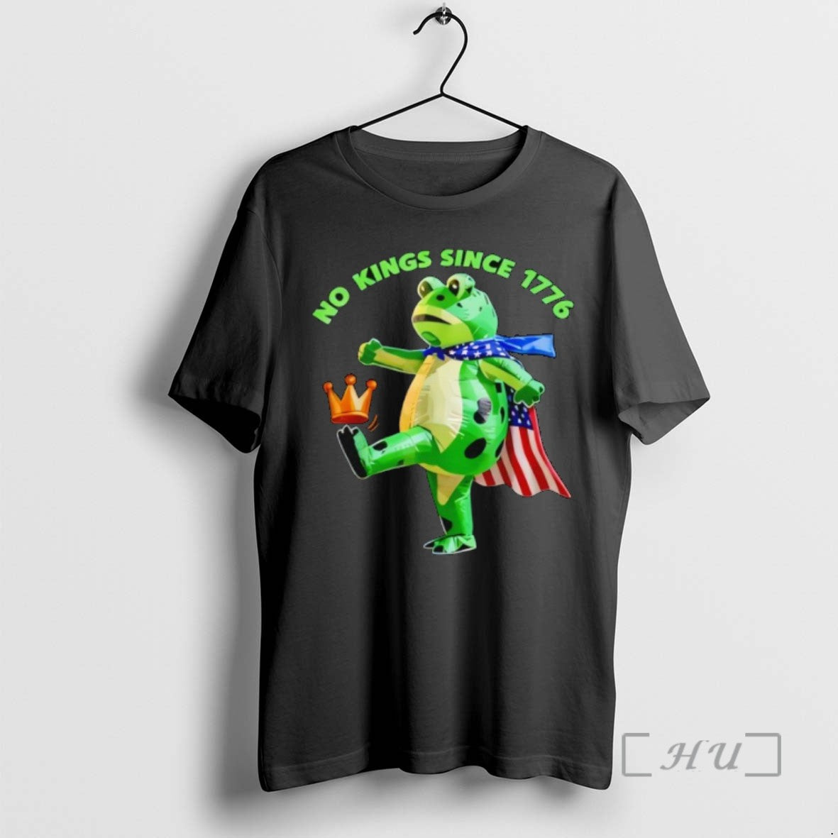 Trending No Kings Since 1776 Portland Frog Kicking Crown T-Shirts, Hoodie, Sweatshirt | InkRitualCo.com
