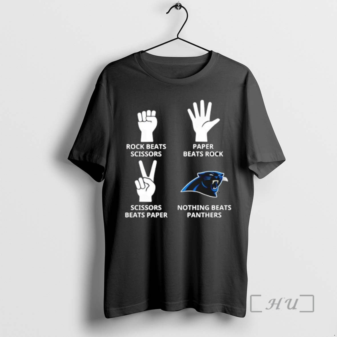 Trending Nothing Beats Carolina Panthers Rock Beats Scissors Paper Beats Rock T-Shirts, Hoodie, Sweatshirt | InkRitualCo.com