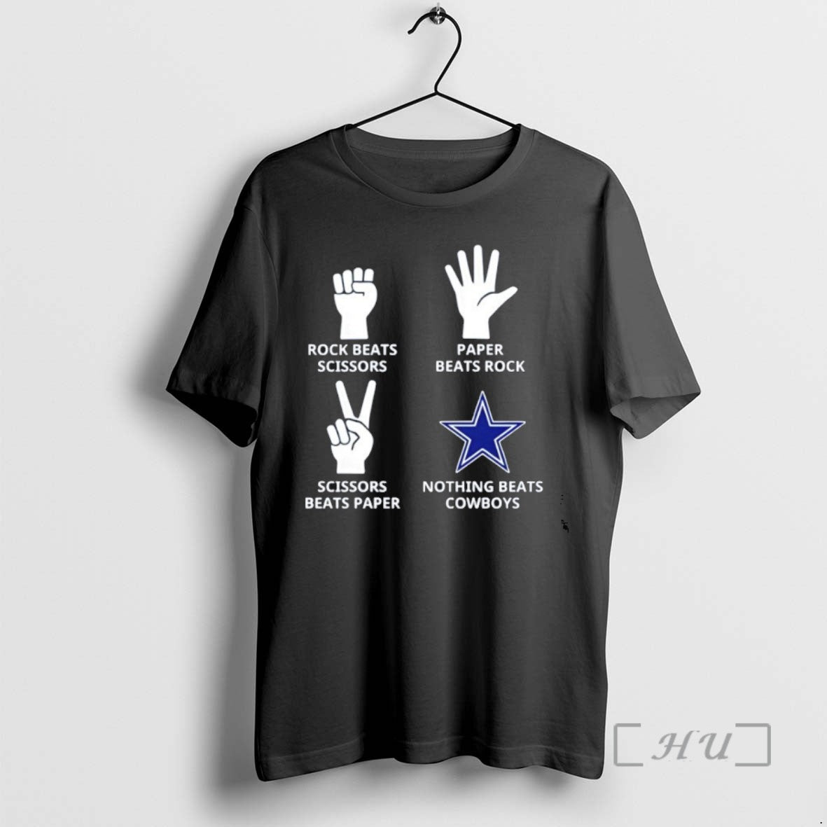 Trending Nothing Beats Dallas Cowboys Rock Beats Scissors Paper Beats Rock T-Shirts, Hoodie, Sweatshirt | InkRitualCo.com