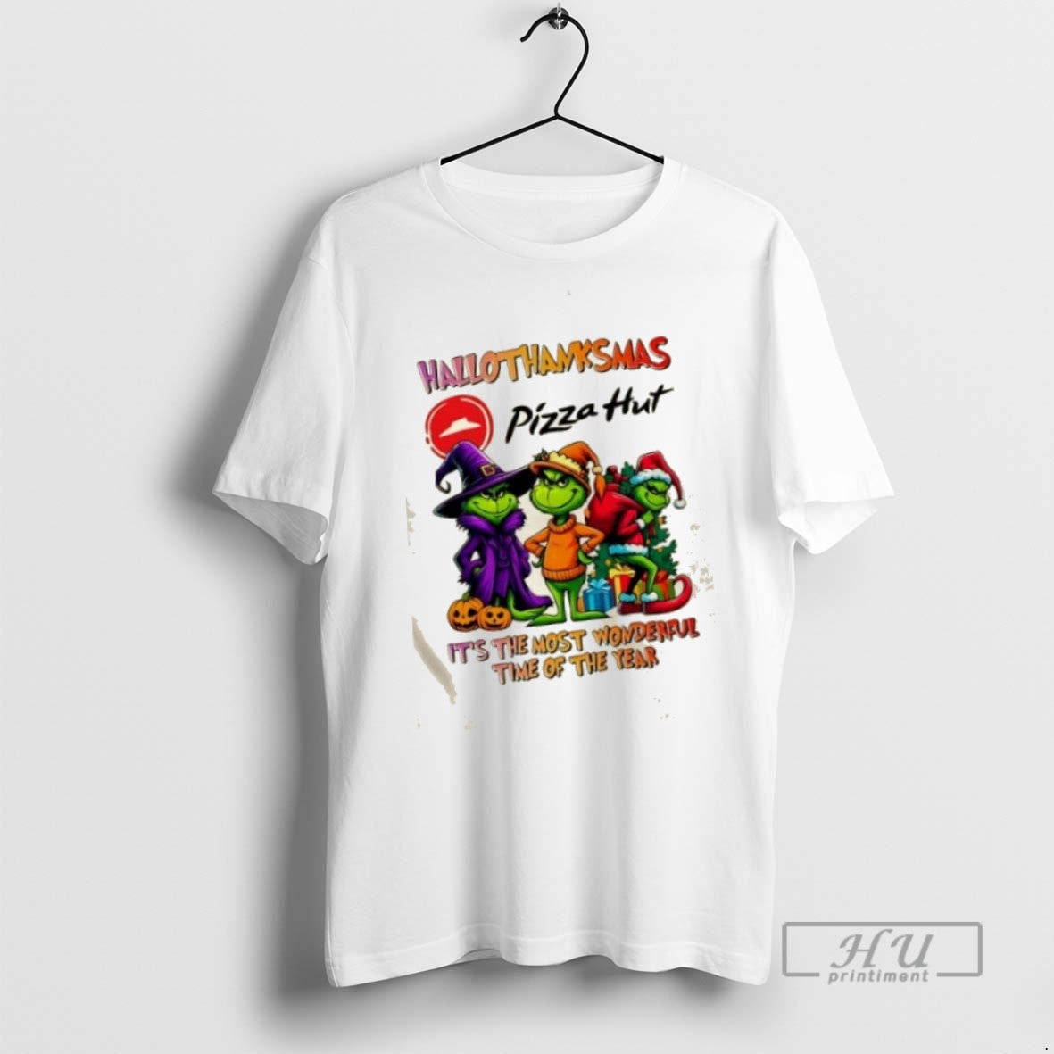 Trending Officials 2025 Grinch X Pizza Hut Its The Most Wonderful Time Of The Year T-Shirts, Hoodie, Sweatshirt