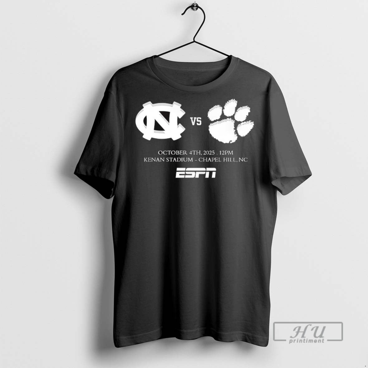 Trending Officials Clemson Tigers Vs North Carolina Tar Heels October 4th 2025 Kenan Stadium Chapel T-Shirts, Hoodie,...