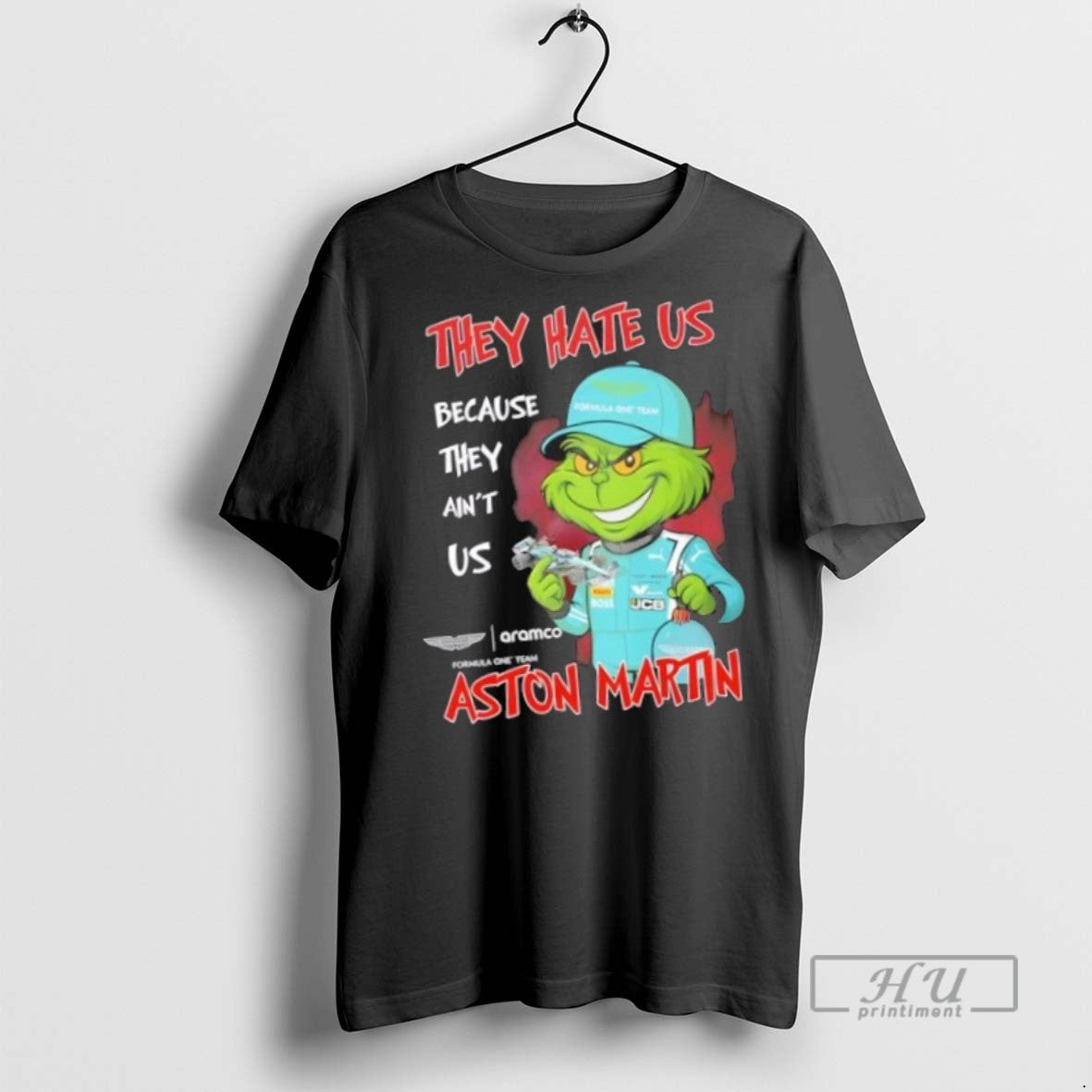 Trending Officials Grinch They Hate Us Because They Aint Aston Martin Formula One Team T-Shirts, Hoodie, Sweatshirt