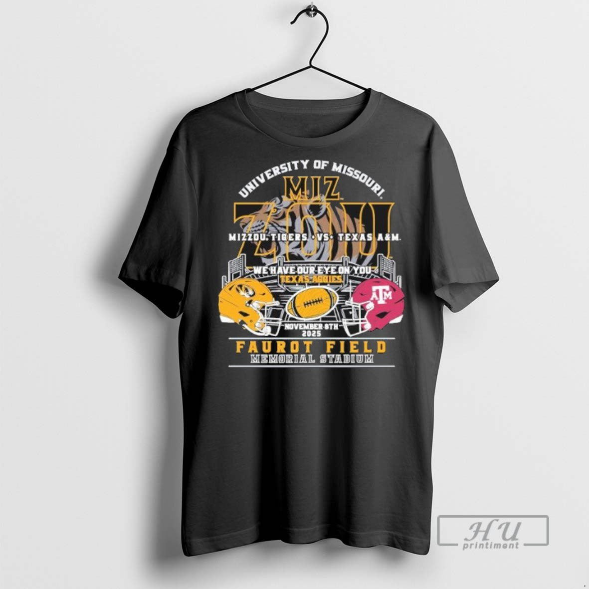 Trending Officials Mizzou Tigers Vs Texas Am 2025 We Have Our Eye On You T-Shirts, Hoodie, Sweatshirt | InkRitualCo.com