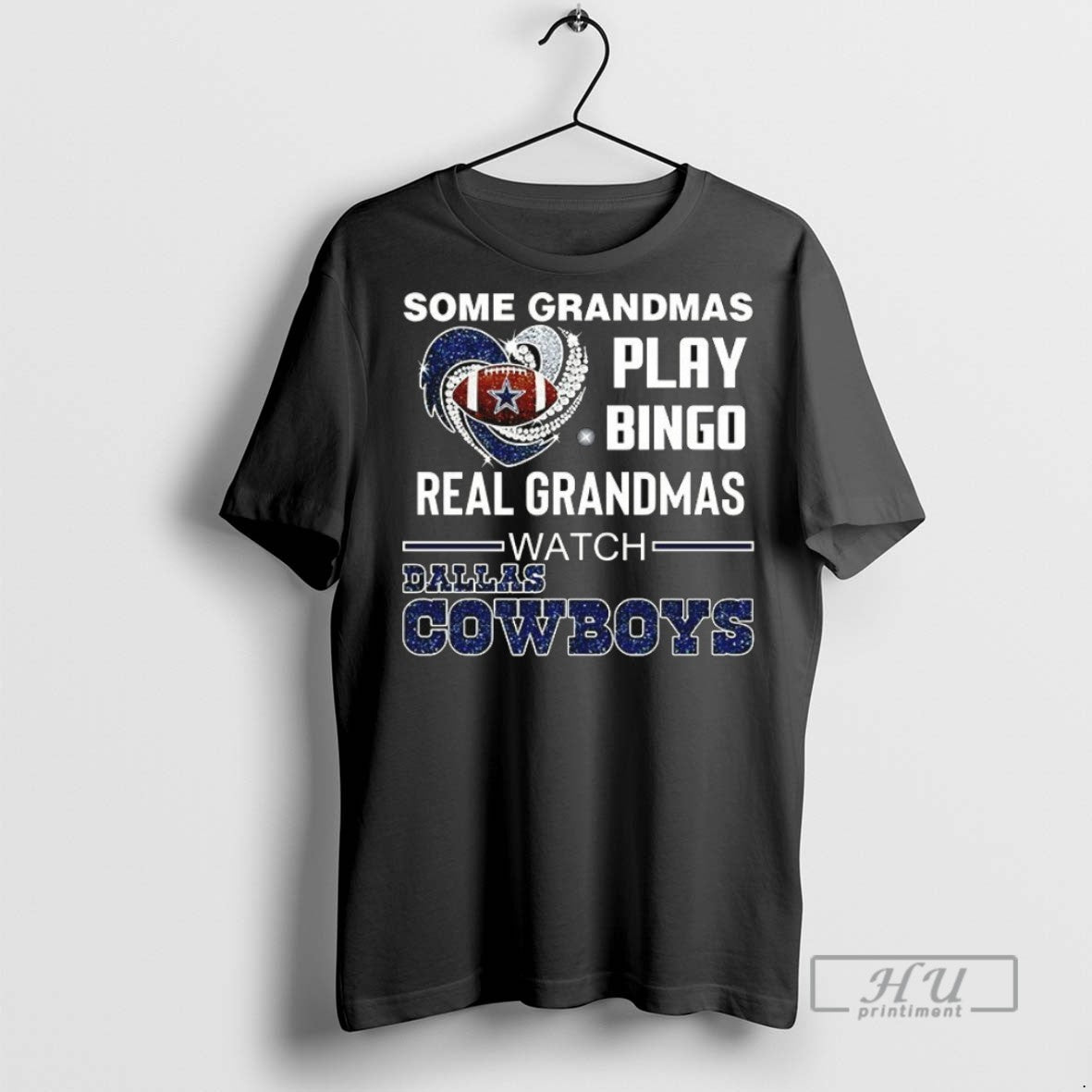 Trending Officials Real Grandmas Play Bingo Real Grandmas Watch Dallas Cowboys Ceramic Ceramic And Classic T-Shirts,...
