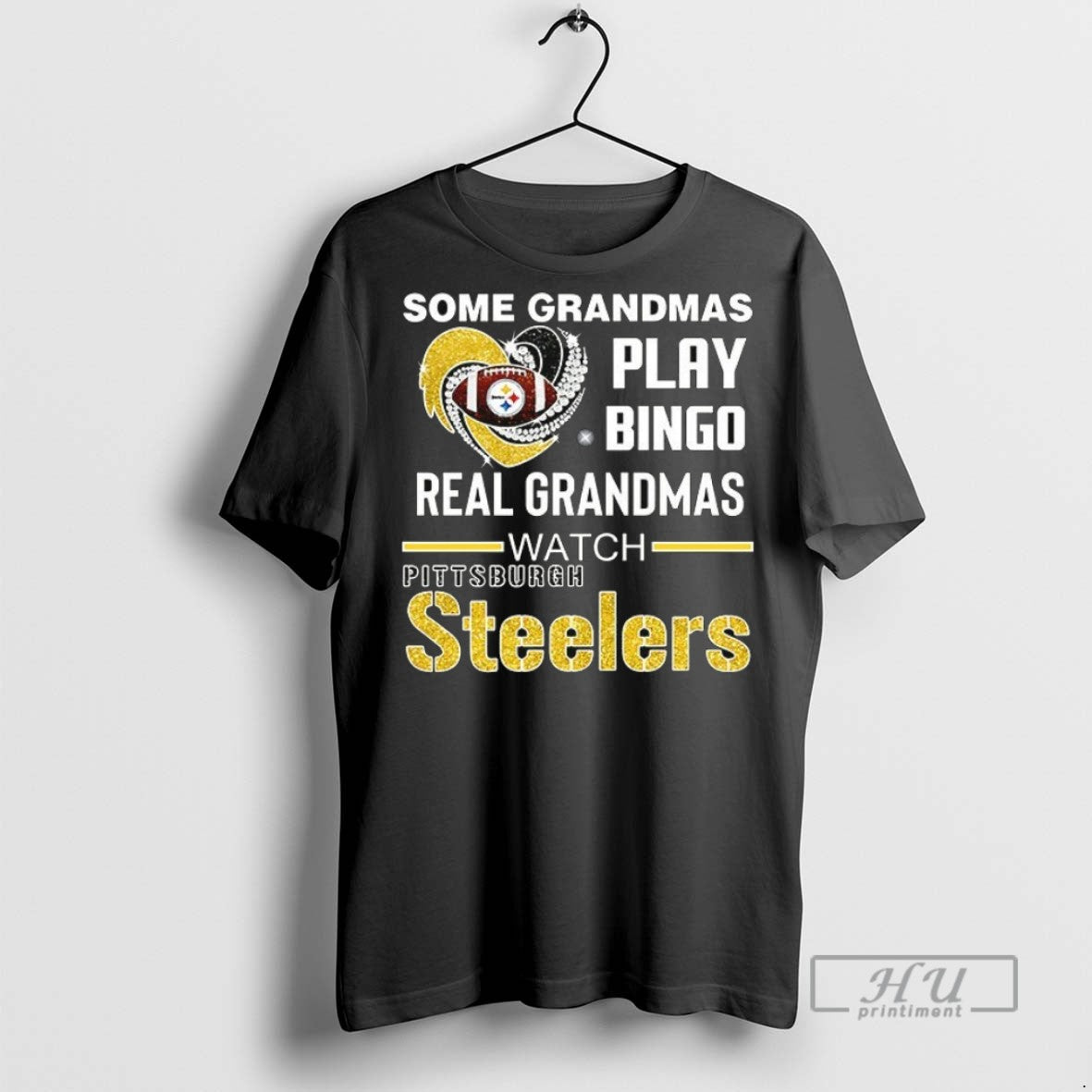 Trending Officials Real Grandmas Play Bingo Real Grandmas Watch Pittsburgh Steeler Ceramic Ceramic And Classic T-Shirts,...
