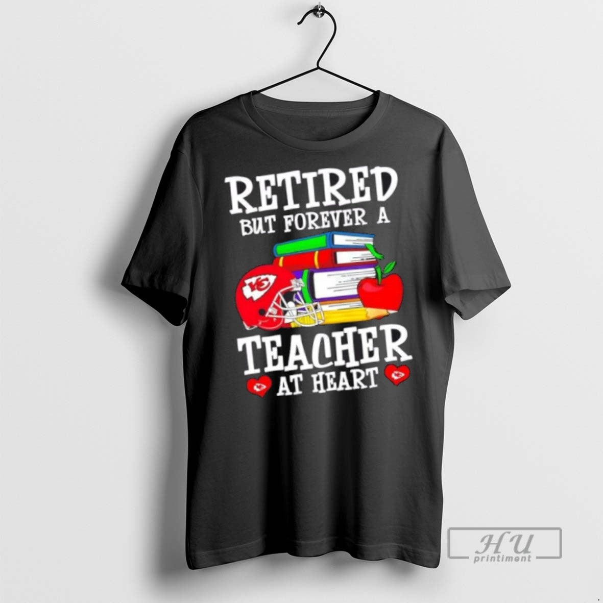 Trending Officials Retired But Forever A Teacher At Heart Kansas City Chiefs Football T-Shirts, Hoodie, Sweatshirt