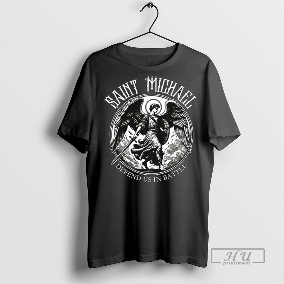 Trending Officials Saint Michael Defend Us In Battle Ceramic Ceramic And Classic Dad Cap T-Shirts, Hoodie, Sweatshirt