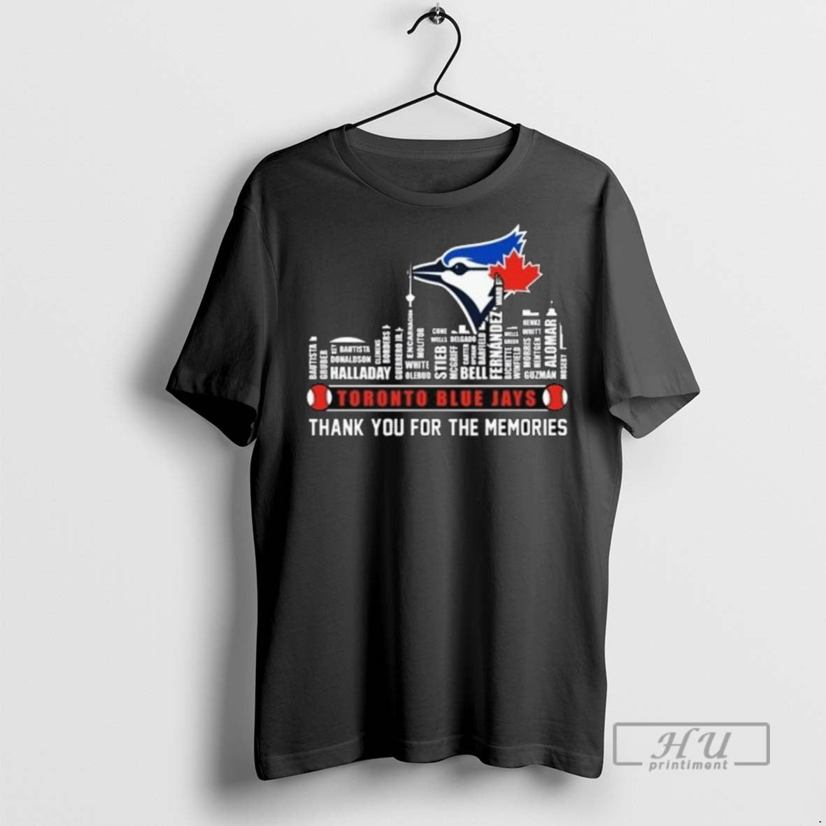 Trending Officials Toronto Blue Jays Skyline Names Thank You For The Memories 2025 Long Sleve T-Shirts, Hoodie, Sweatshirt
