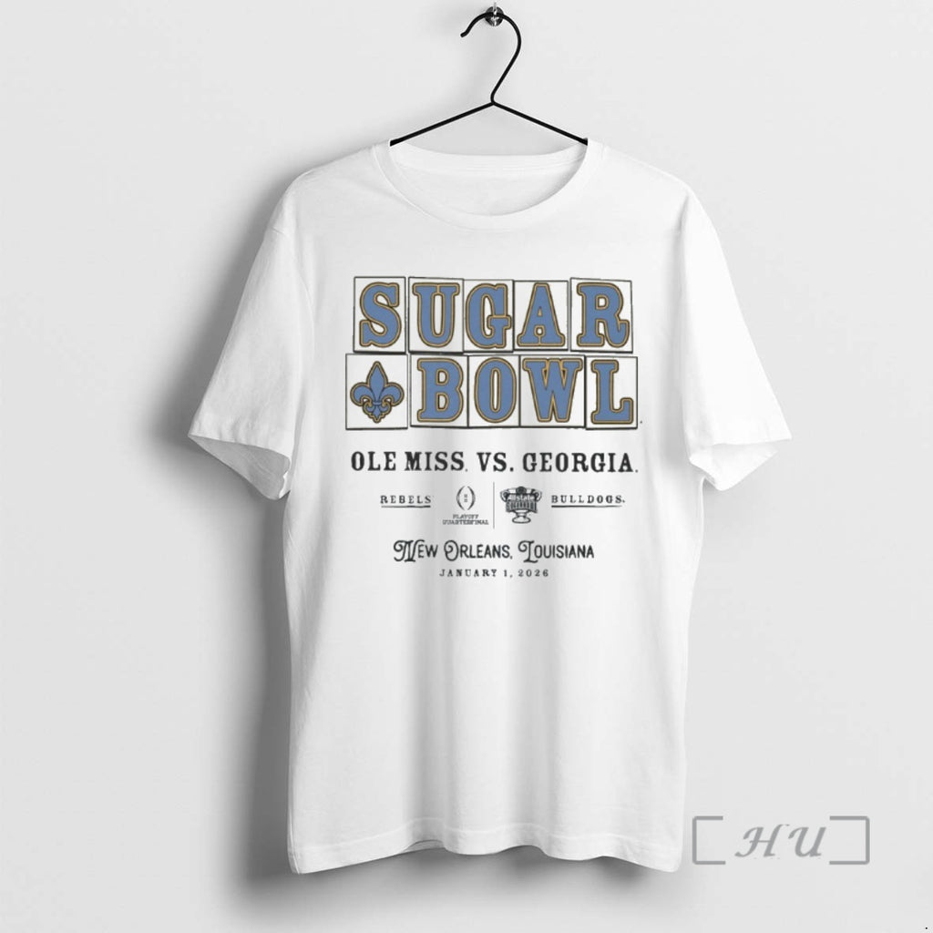 Trending Ole Miss Vs Georgia 2026 Allstate Sugar Bowl Street Tiles Adult Premium T Shirts Hoodie, Sweatshirt