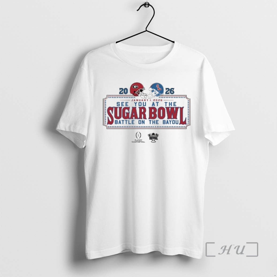 Trending Ole Miss Vs Georgia See You At The Sugar Bowl Battle On The Bayou T-Shirts, Hoodie, Sweatshirt | InkRitualCo.com