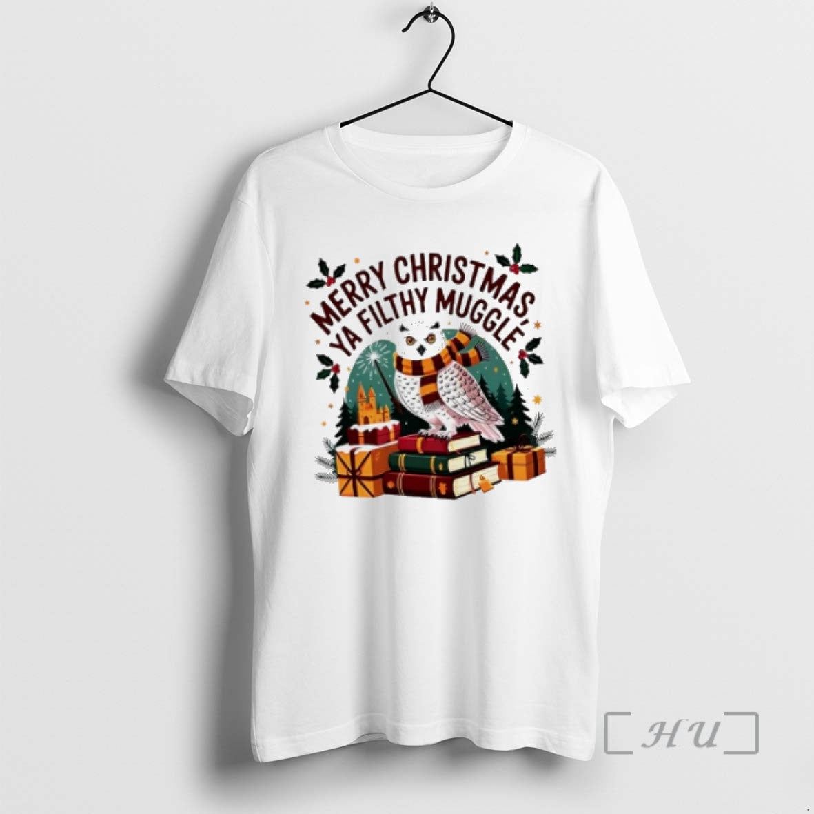 Trending Owl Merry Christmas Ya Filthy Muggle T-Shirts, Hoodie, Sweatshirt | InkRitualCo.com