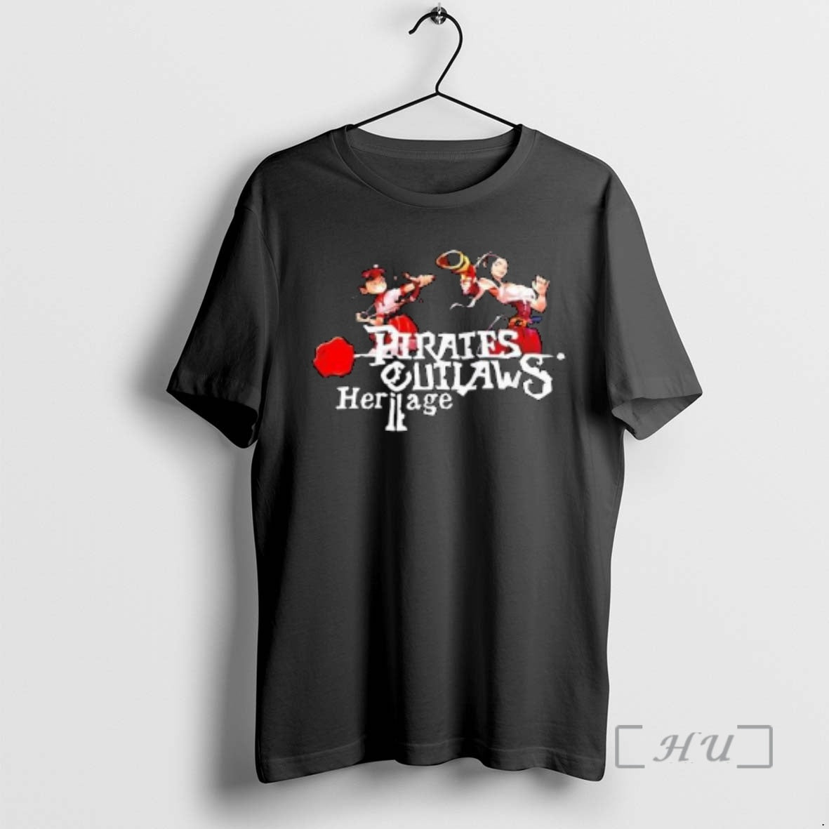 Trending Pirates Outlaws 2 Heritage Video Game Circle Black T-Shirts, Hoodie, Sweatshirt | InkRitualCo.com