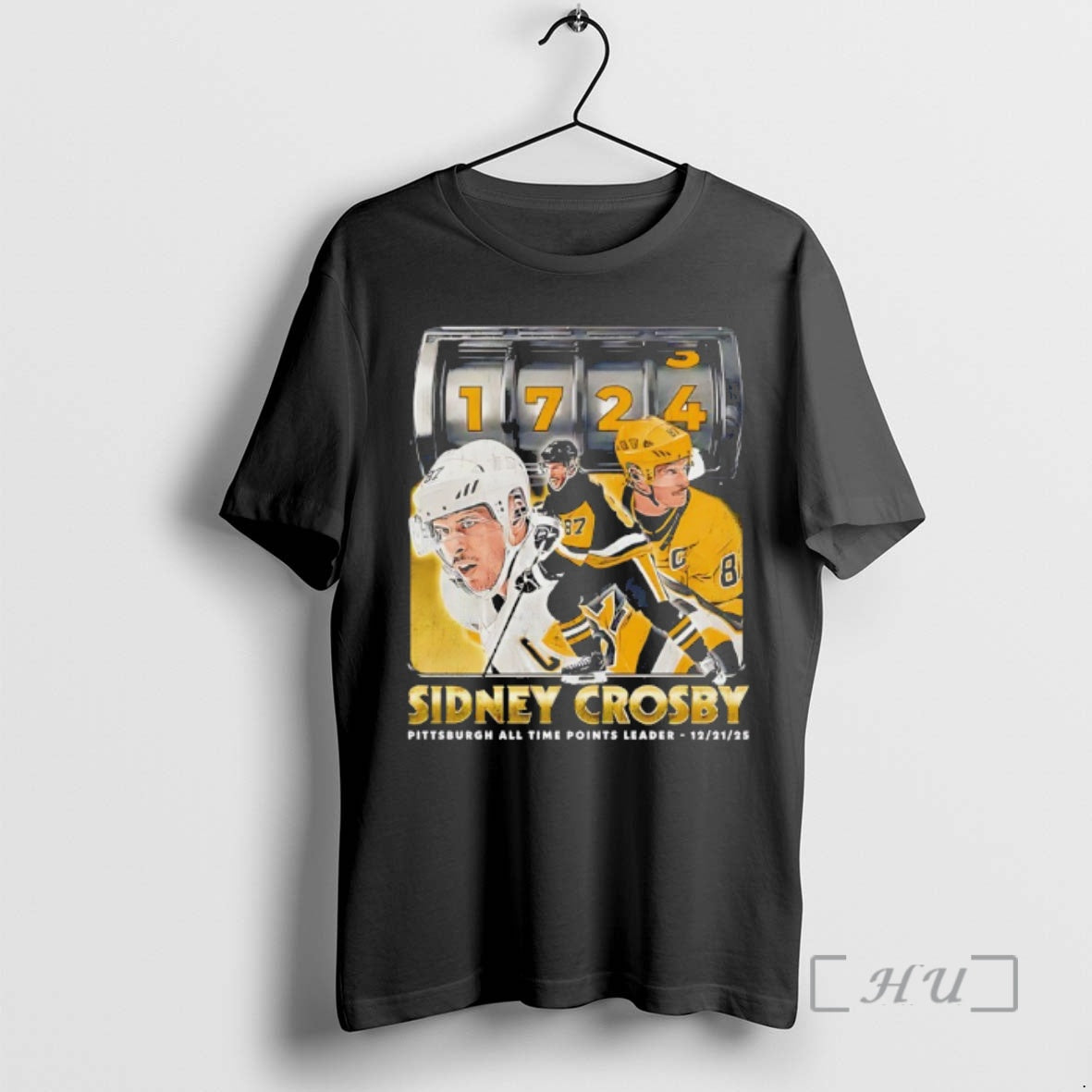 Trending Pittsburgh Penguins Sidney Crosby 1724 All Time Points Leader T-Shirts, Hoodie, Sweatshirt | InkRitualCo.com