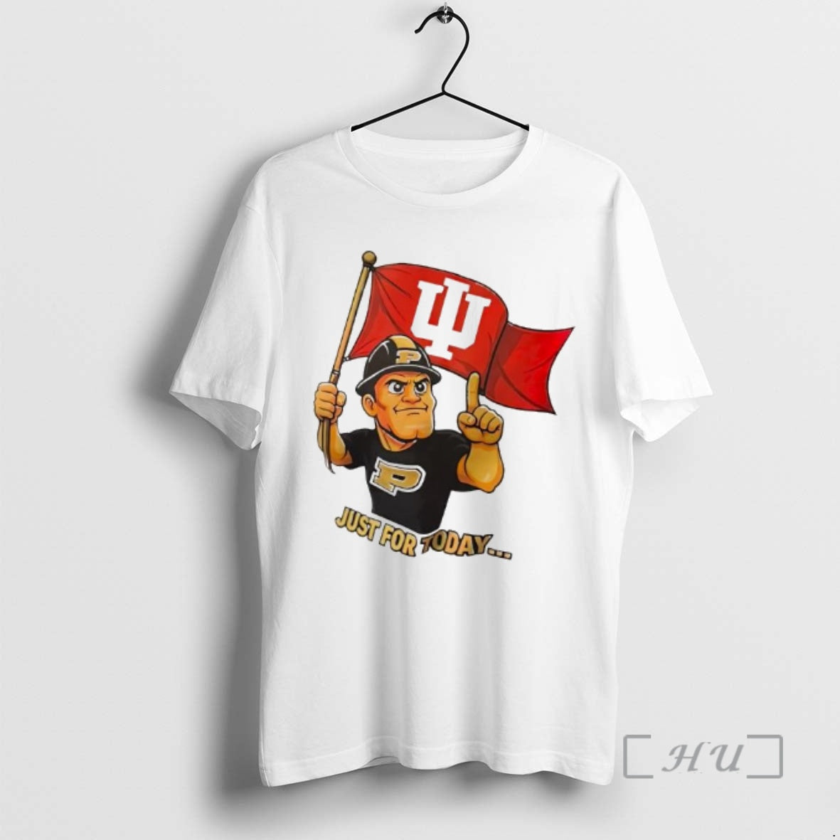 Trending Purdue Boilermakers Holding Iu Flag Just For Taday T-Shirts, Hoodie, Sweatshirt | InkRitualCo.com