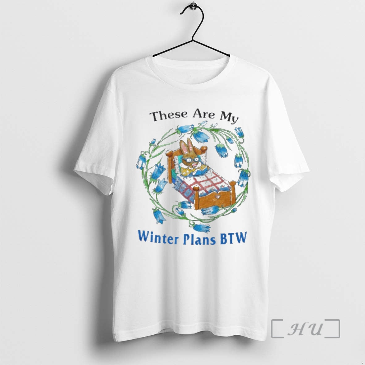 Trending Rabbit These Are My Winter Plans Btw T-Shirts, Hoodie, Sweatshirt | InkRitualCo.com