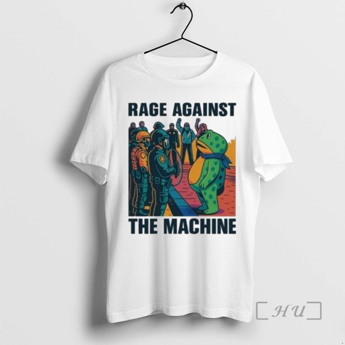 Trending Rage Against The Machine Protest Frog Graphic T-Shirts, Hoodie, Sweatshirt | InkRitualCo.com