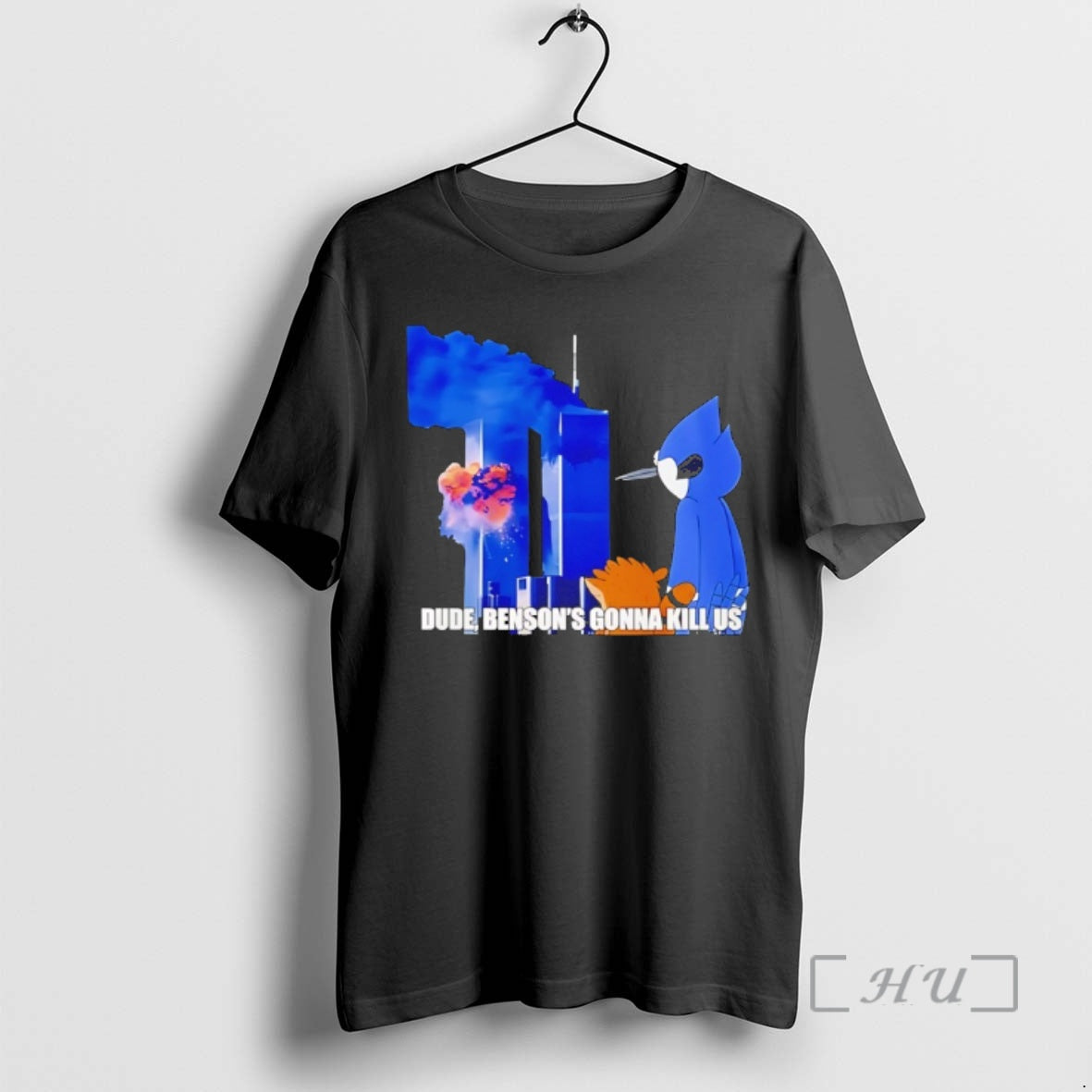 Trending Regular Show 911 Meme Dude Bensons Gonna Kill Us T-Shirts, Hoodie, Sweatshirt | InkRitualCo.com