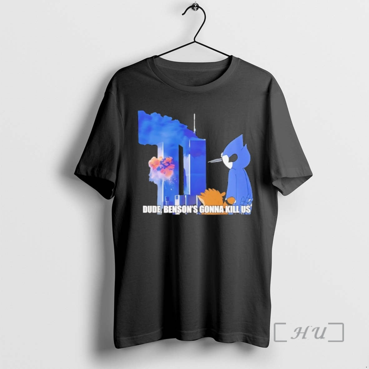 Trending Regular Show 911 Dude Bensons Gonna Kill Us T-Shirts, Hoodie, Sweatshirt | InkRitualCo.com