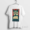 Trending Resist Frog Retro Political Portland Frog Art Graphic 2025 T-Shirts, Hoodie, Sweatshirt | InkRitualCo.com